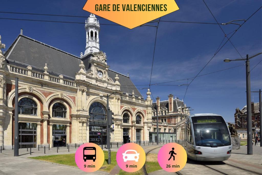 Ideal Pro & Couple - 2 Logements Theme Boho Chic Rdc & Dandy 1Er Etage - Quartier Calme - Jardin - Wifi Hd - Smart Tv - Parking Gratuit - Proche Centre & Transports - Ask Home Valenciennes Extérieur photo