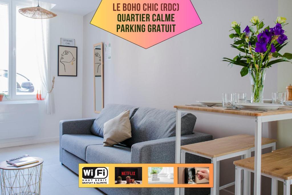 Ideal Pro & Couple - 2 Logements Theme Boho Chic Rdc & Dandy 1Er Etage - Quartier Calme - Jardin - Wifi Hd - Smart Tv - Parking Gratuit - Proche Centre & Transports - Ask Home Valenciennes Extérieur photo